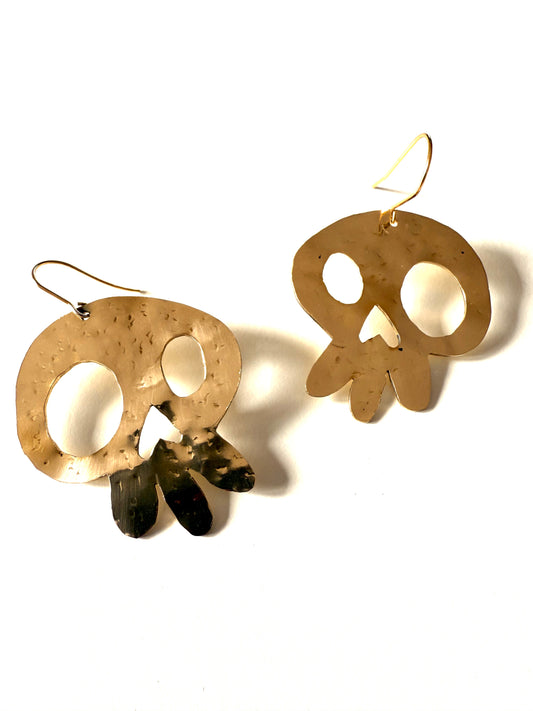 Boucles d'oreilles TÊTE DE MORT