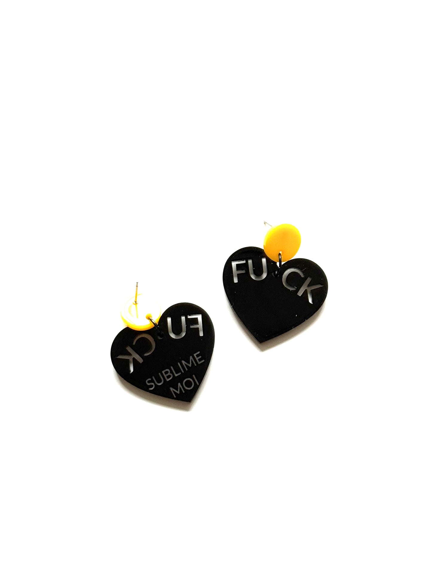 Boucles d'oreilles SUBLÎME-MOI X FUCK