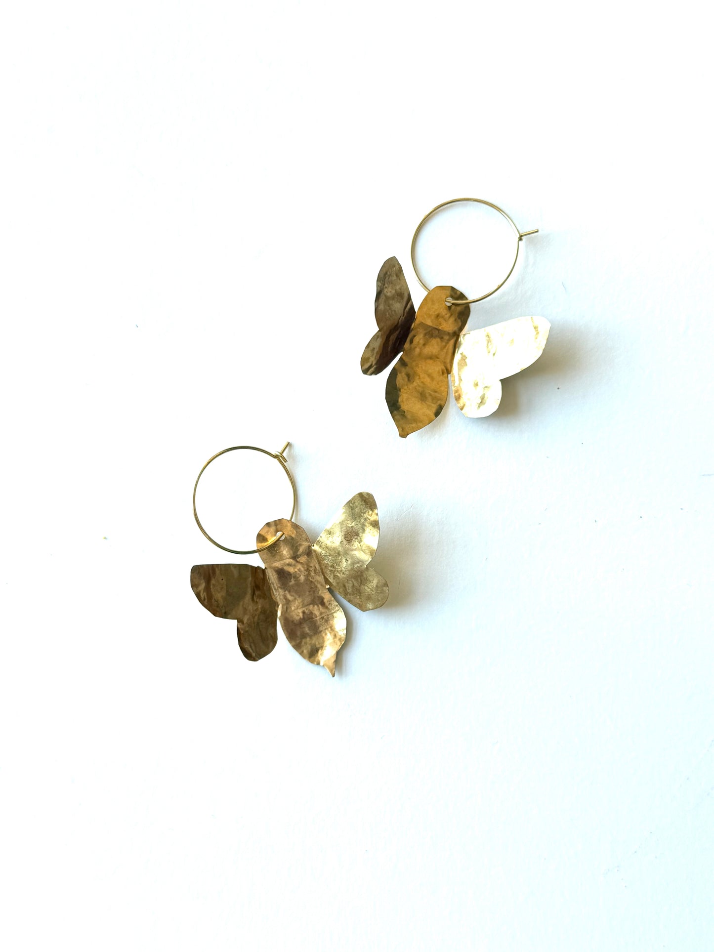 Boucles d'oreilles ABEILLE & PAPILLON