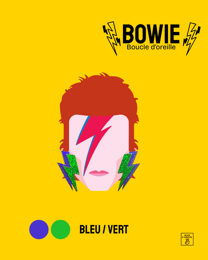 Boucles d'oreilles BOWIE