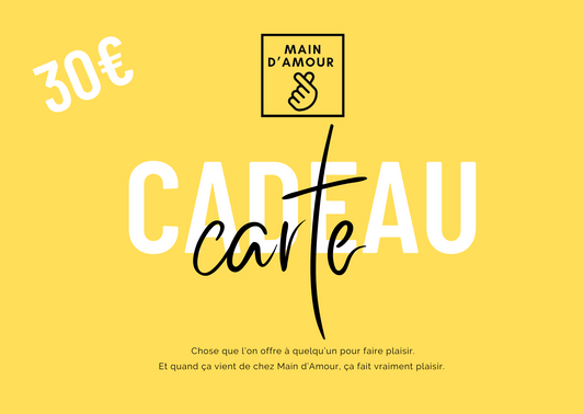Carte Cadeau Main d’Amour
