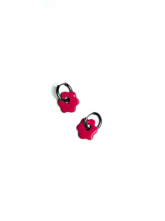 Boucles d'oreilles FLORETTE ROSE