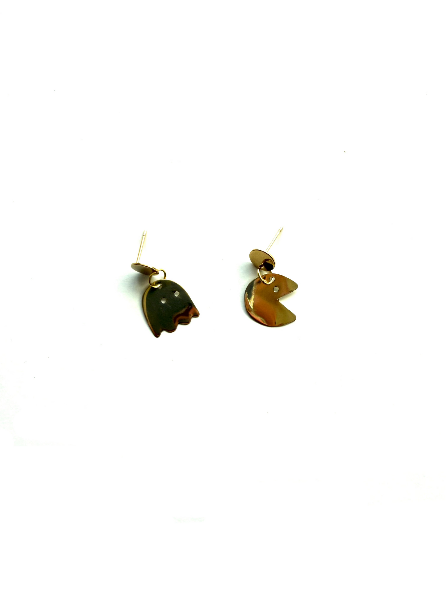 Boucles d'oreilles PAC MAN DORÉE