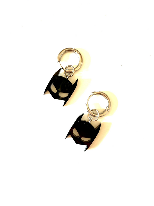 Boucles d'oreilles BATMAN