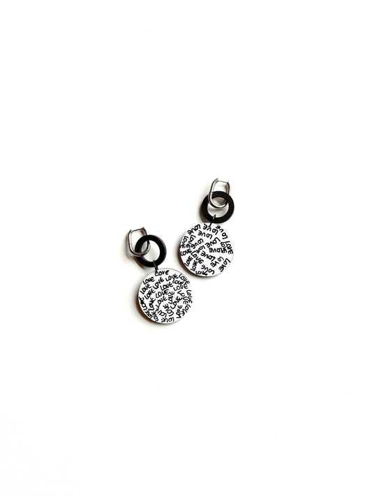 Boucles d'oreilles LOVE