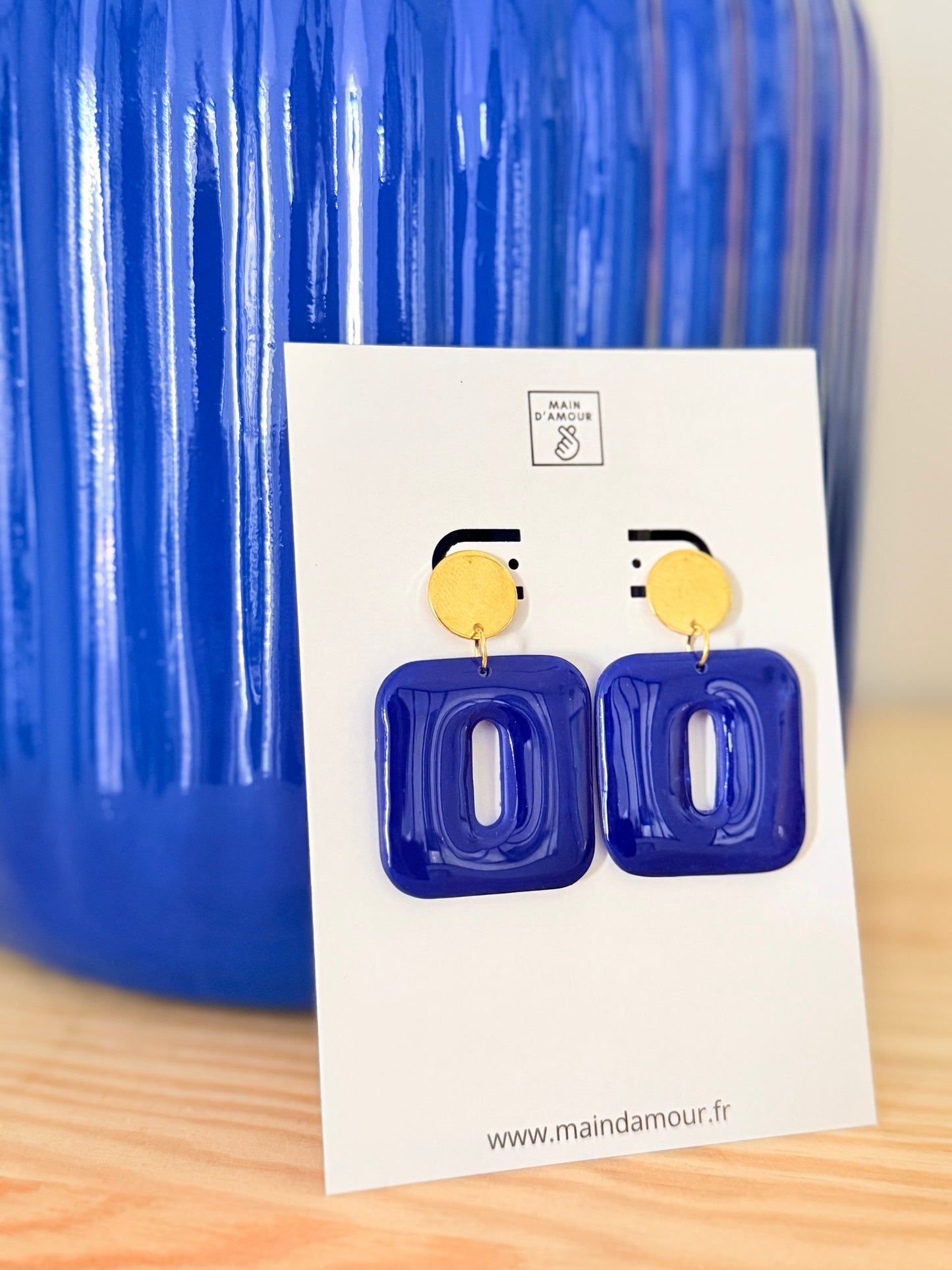 Boucles d'oreilles BLUETTE