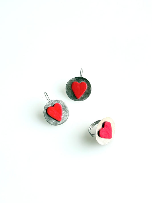 Boucles d'oreilles COEUR RIFF