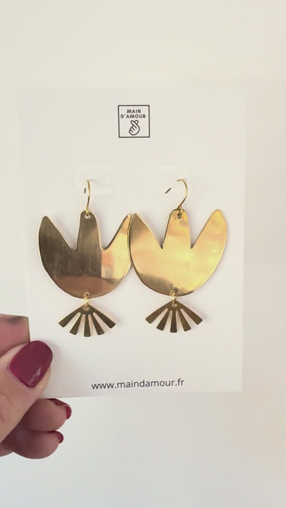 Boucles d'oreilles LYRA